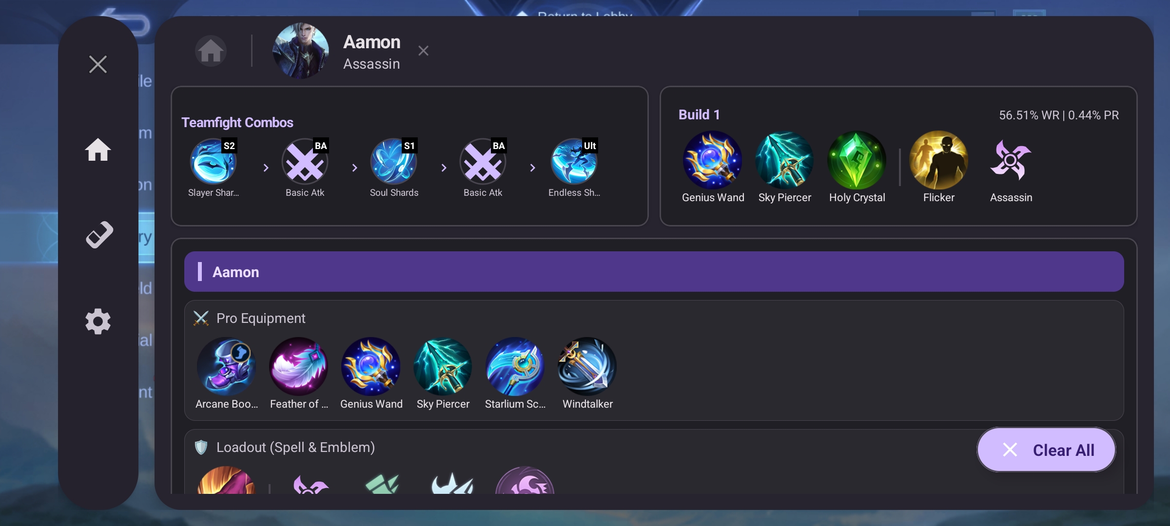 Overlay hero guide tab