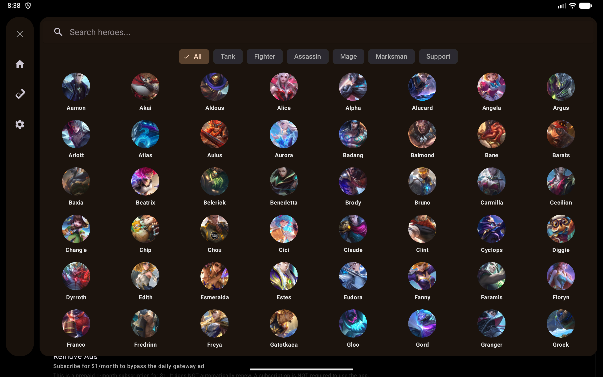 Tablet overlay counter view